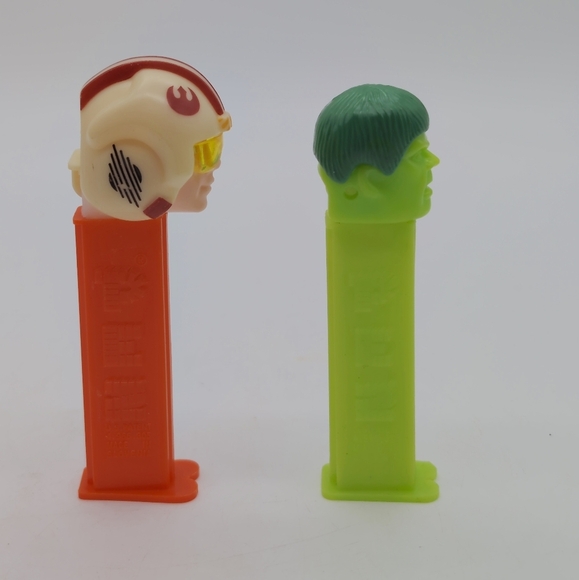 Star Wars and Hulk Pez Dispenser Set - Orange and Green - Picture 4 of 6